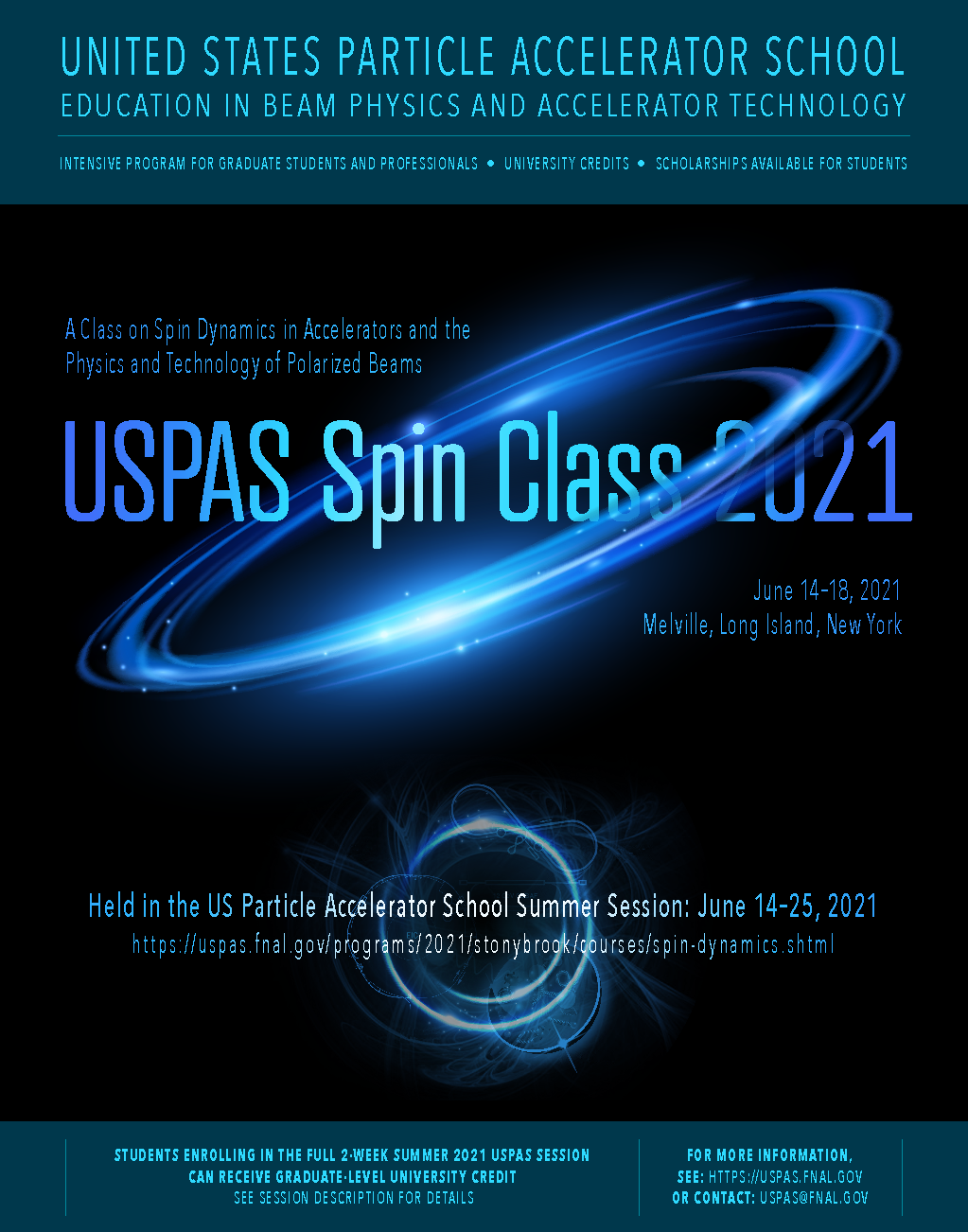 USPAS | Programs | Stony Brook University (2021) | Spin Dynamics In ...